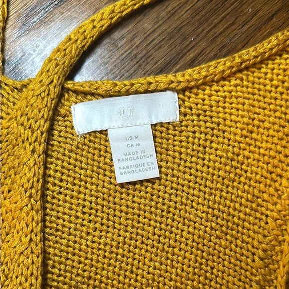 H&M Mustard Yellow Knit Tank Top - Picture 3 of 4